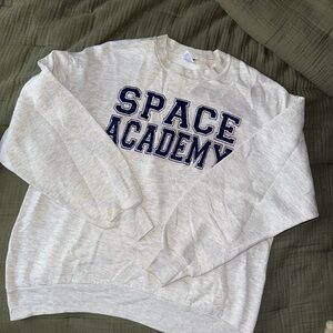 Vtg Jerzees Space Academy Sweatshirt